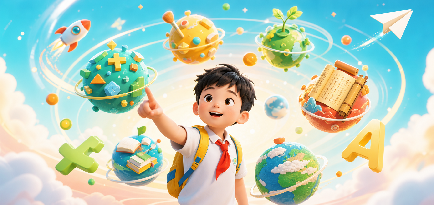孩子探索语数英知识星球